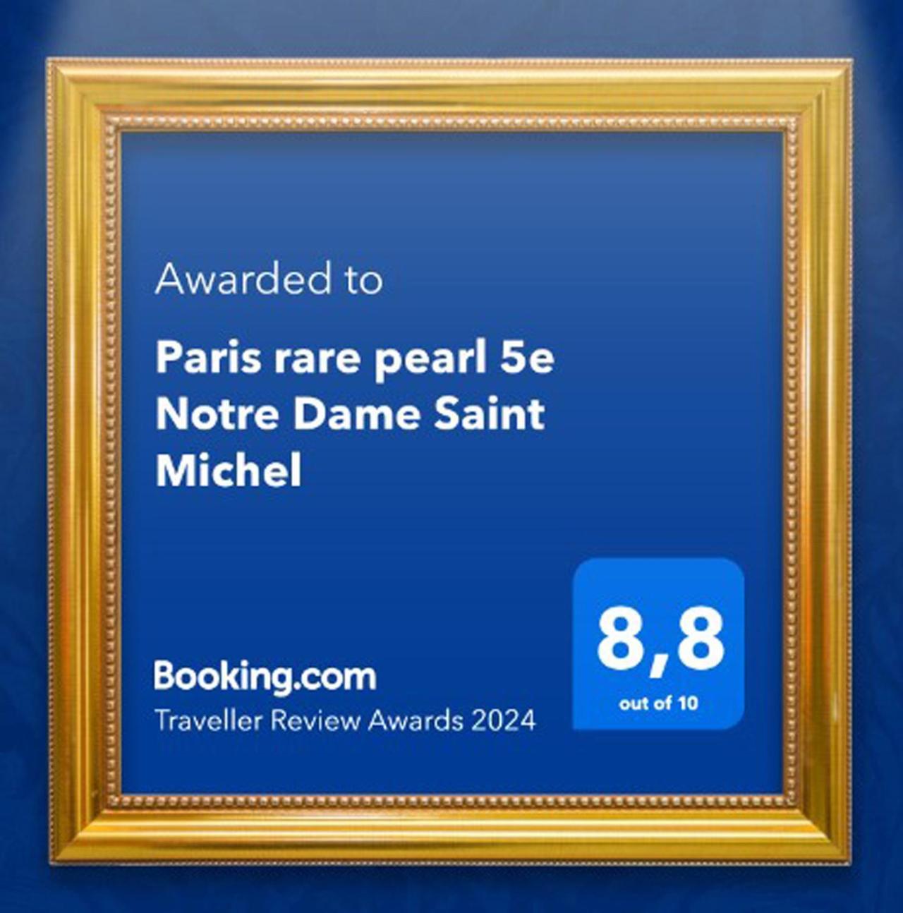 Ferienwohnung Paris Rare Pearl 5E Notre Dame Saint Michel Exterior foto